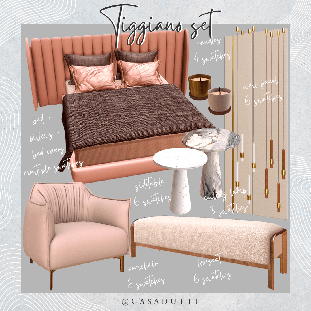 Набор для спальни Tiggiano set